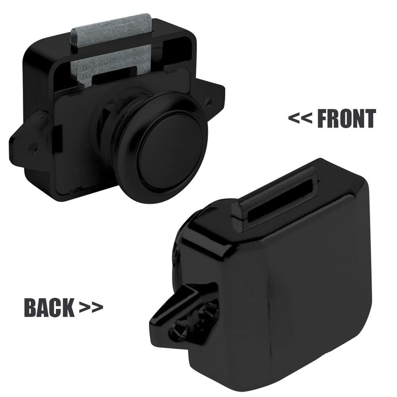 Push Button Drawer Lock,15-18mm Keyless Push Button Door Lock for