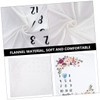 SHOWERORO Flannel Baby Photography Background Blanket Soft Fluff Absorbent Breathable