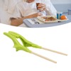 Disabled Chopsticks ABS and Bamboo Streamlined Anti Skid Learning Chopstick