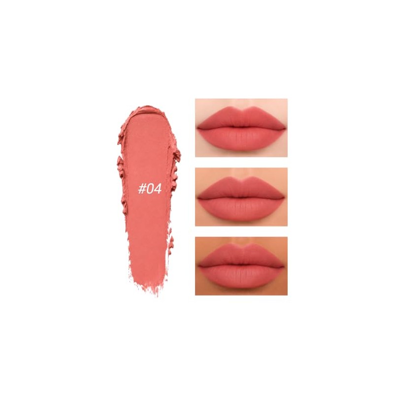 Erinde Lápiz Labial Mate, Lápiz Labial De Larga Duración, D04