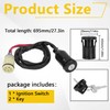 TXRXIZ Ignition Switch Key, Compatible with Honda ATV Rancher 350