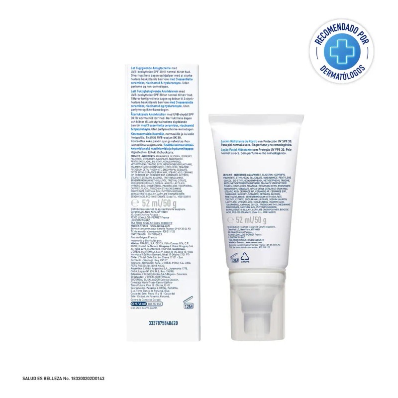 Loción Hidratante De Rostro Am Fps30 Día Piel Normal/seca 52ml