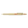 rOtring 600 Ballpoint Pen, Medium Tip, Black Ink, Gold Barrel,