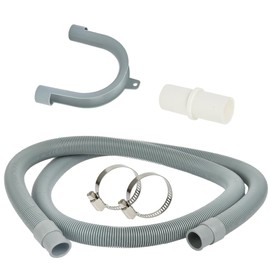 FOROREH Drain Hose Extension Kit,1.5m Length Universal Drain Hose Extended Hose Water Pipe for Washing Machines Dishwashers