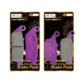 ALLIE ZENG Premium Carbon Fiber Ceramic Brake Pads Low Noise Compatible with Honda CB 500 F NM 4 Vultus NC750 NC 750 S X D 2013 2014 2015 2016 2017 CMX 500 Rebel 2018-2024 Wet Condition FA196F FA496R