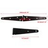 Litoexpe 5 Inch Light Strap Hinge 6 Pcs, Shed Hinges