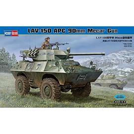 Hobby Boss LAV-150 APC with 90mm MECAR Gun Vehicle Model Building Kit