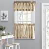 Ellis Curtain Lexington Leaf Tailored Valance, Tan