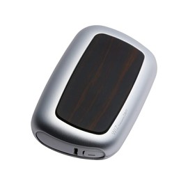 Deff WIZ Aluminum Jacket for Ploom S2.0/S Luxury Jacket with Carbon and Natural Wood (Ebony/Silver)