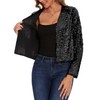 MINTLIMIT Women's Sequin Cardigan Short Open Front Cardigan Long Sleeve