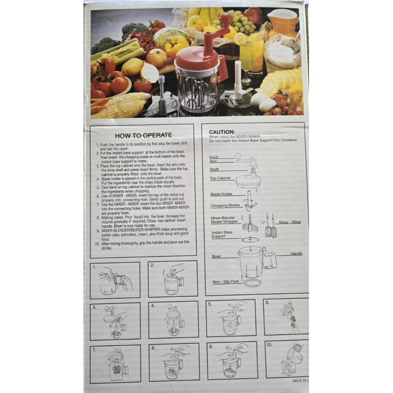Kitchen + Home Mixer Plus As Seen On TV Mixes