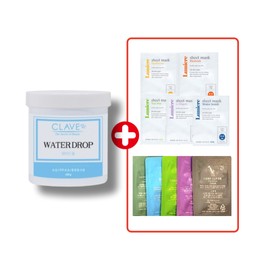Clave Water Drop Moisture Cream 450g Moisture Pack 10 Sheets Clave Aloe / 끌라베 워터드롭 수분크림 450g 수분팩10매 끌라베 알로에