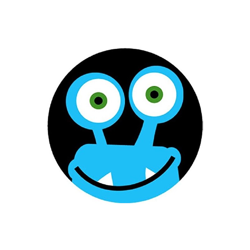 144 Monster Faces 30mm School Reward Stickers for Teacher, Parent