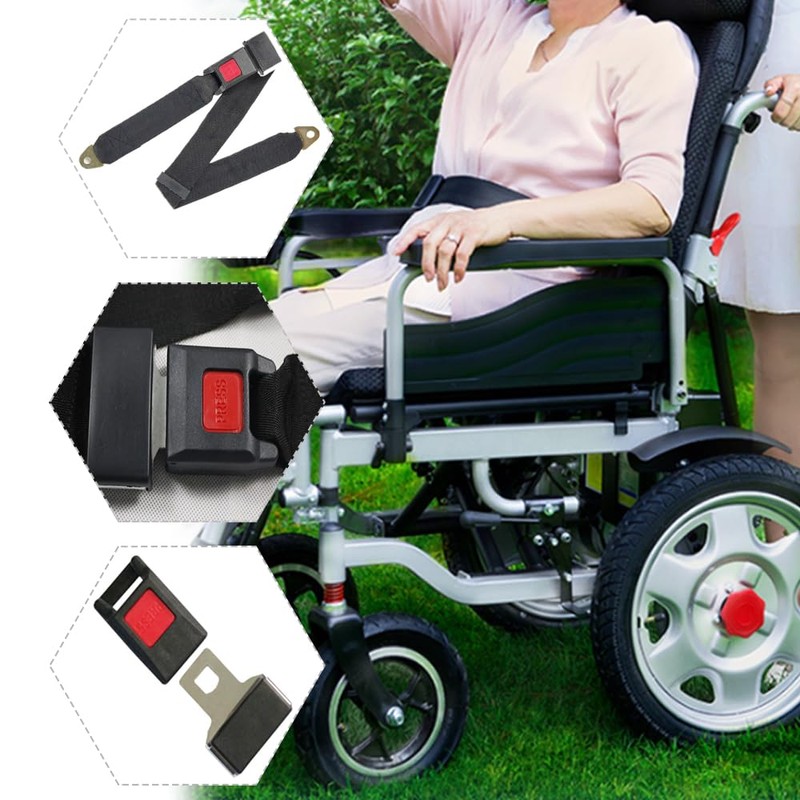 Wheelchair Seat Belt for Elderly & Disabled - Electric Scooters