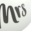 6 Pcs Balloons 36in MR MRS Letters Printed White Giant