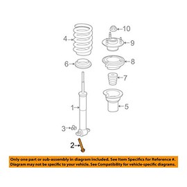 General Motors GM OEM Front Suspension-Strut Bolt 11610404