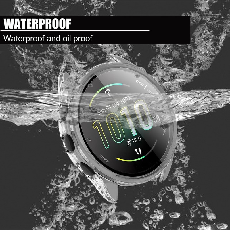 Compatible for Garmin Forerunner 165 Case, Lamshaw Hard PC Case