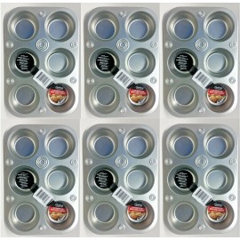 Cooking Concepts Cupcake Muffin Pan by Cooking Concepts 6 Cup Metal Toaster Oven Size, Brand New - LOT 6 of 6 Cupcake/Muffin Pan