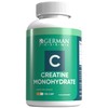 Creatine Monohydrate Capsules | 3360mg Per Serving | German Pharma