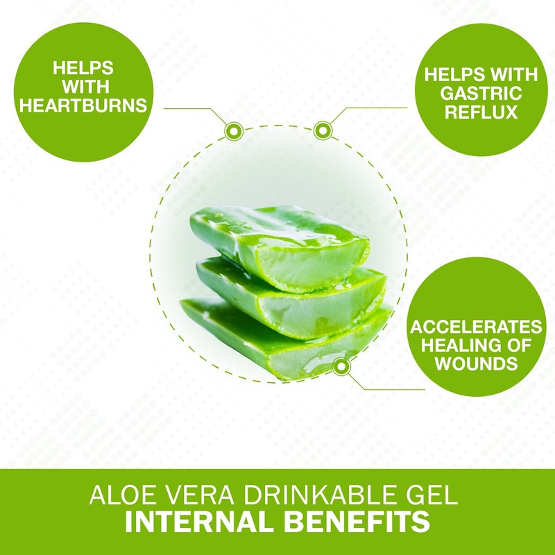 Land Art Pure Aloe Vera Drinkable Gel Unflavoured 500mL -