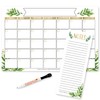 Magnetic Fridge Calendar Dry Erase Magnetic Calendar for Refrigerator -