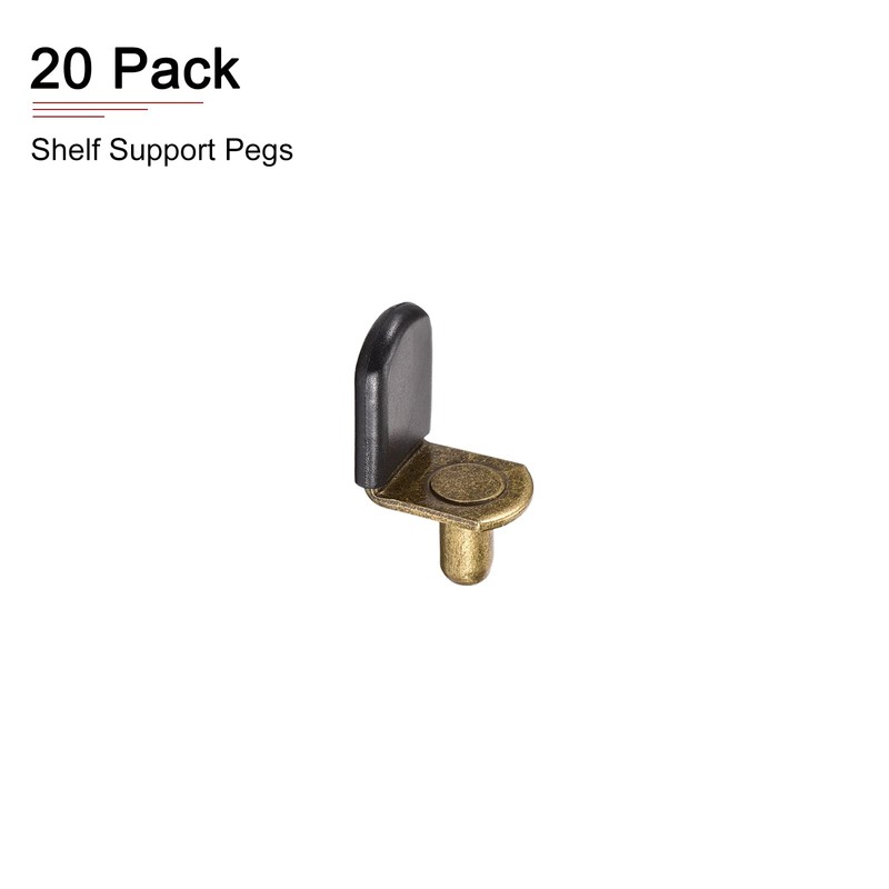 DTGN 20pcs 6mm x 10mm (DxL) L Shelf Support Pegs