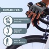 Actesso Breathable Fitness Gloves – Padded fingerless gloves for Biking,