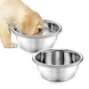 2 Pcs 0.5 Gallon Dog Bowls for Small Dogs -