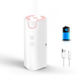 Marchred 100ML Car Essential Oil Diffuser, Rechargeable Battery Powered, 7 Color Lights, 2 Mist Modes, Cordless Portable Aromatherapy Humidifier for Car Home Outdoor