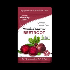 Morlife Beetroot Powder Certified Organic 150g