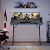 BestOffice Gmaing Desk Z Shaped 47 inch Gaming Workstation Ergonomic