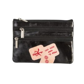 Generic Mahjong Card Holder and Coin Purse, Modern Chinese Culture Mahjong Accessory, 5x5 inches, Adult, Kid, 4+ Years