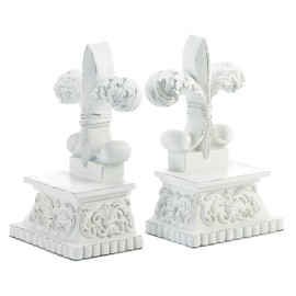 Fleur-De-Lis Bookends 3.5x5.25x8.25