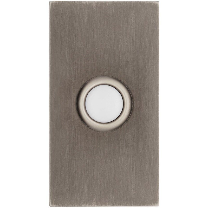 Baldwin 4863 3" x 1-1/2" Illuminated Rectangular Door Bell from