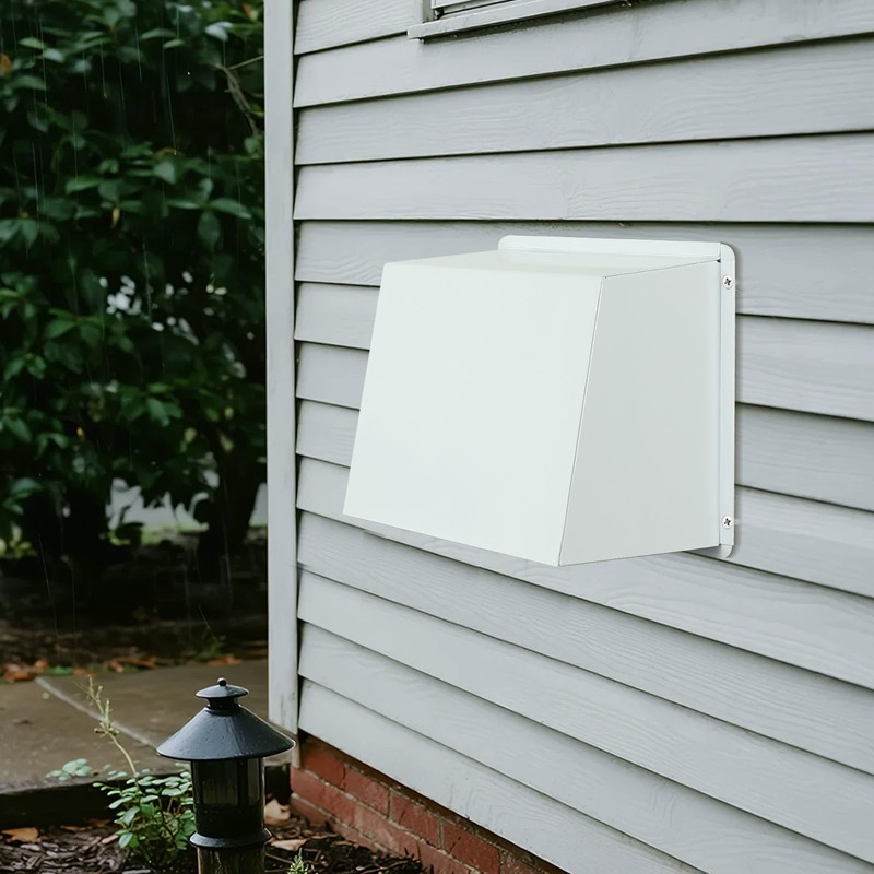 10 Inch Dryer Vent Cover with Screen and Damper,Outdoor Wall