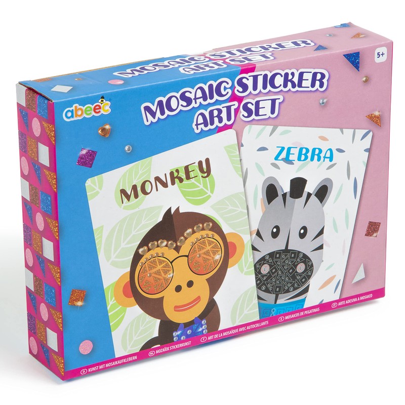 abeec Mosaic Sticker Art Set