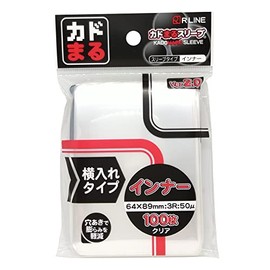 R LINE Kadomaru Sleeve Inner Clear Side-Load 100-Pack Ver.2