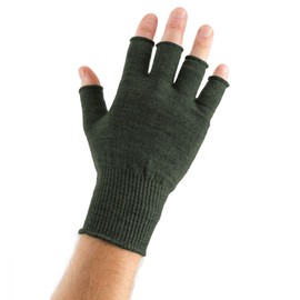 EDZ Merino Wool Thermal Liner Gloves (Green, M-L)