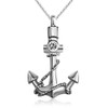 JMQJewelry Anchor Lucky Urn Necklaces for Ahes Anchor Arpil White