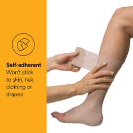 3M™ Coban™ NL Non-Latex Self-Adherent Wrap with Hand Tear, 2082, 2 in x 5 yd, 36 Rolls/Case