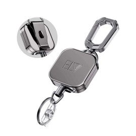 ELV Heavy Duty Self Retractable ID Badge Holder Key Reel