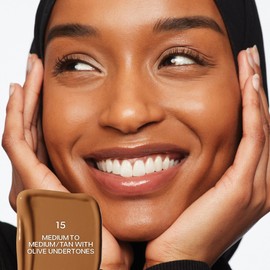 Saie Slip Tint Radiant Cream Concealer - All-Over Concealer for Dark Circles, Redness + Blemishes - Lightweight Formula Enriched with Hydrating Hyaluronic Acid - Shade 15 (0.17 oz)