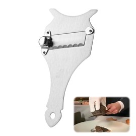 Trüffelschneider, Trüffelschneider, Trüffelreibe, Trüffelreibe, professionelle Schokoladenreibe aus Edelstahl, multifunktionales Küchenwerkzeug (Silber)