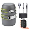 Camping Cooking Set, 1-2 Person 1-2 Person Camping Cookware, Portable