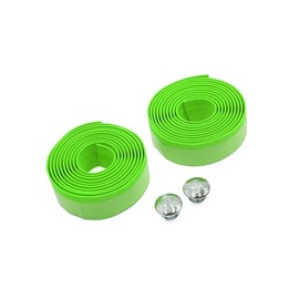 A ABSOPRO 2pcs Green Foam Anti Slip Handlebar Tape Bar Grip Wrap for Bike Item Replacement