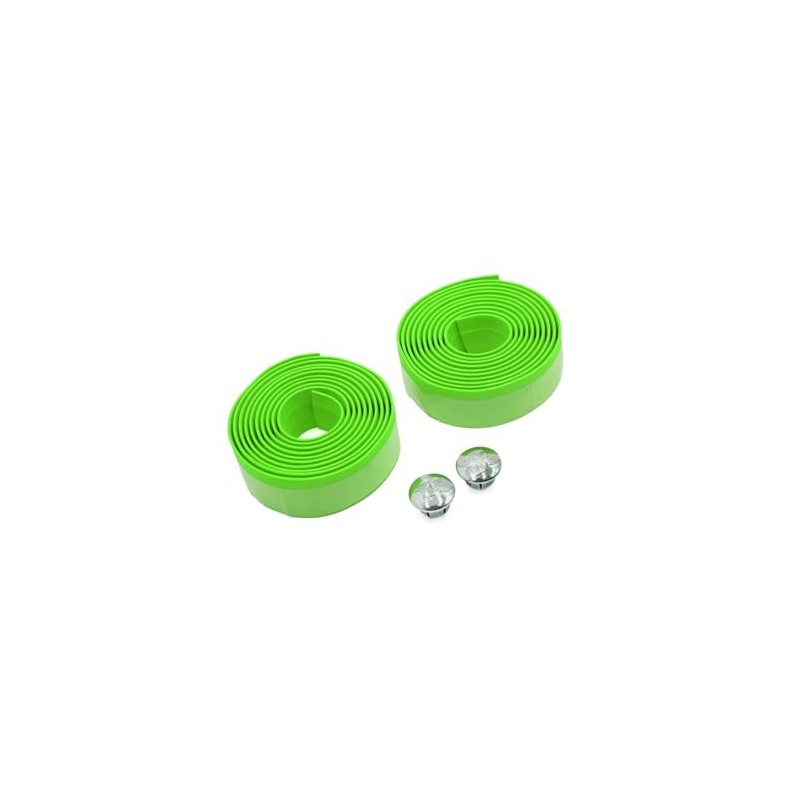 A ABSOPRO 2pcs Green Foam Anti Slip Handlebar Tape Bar