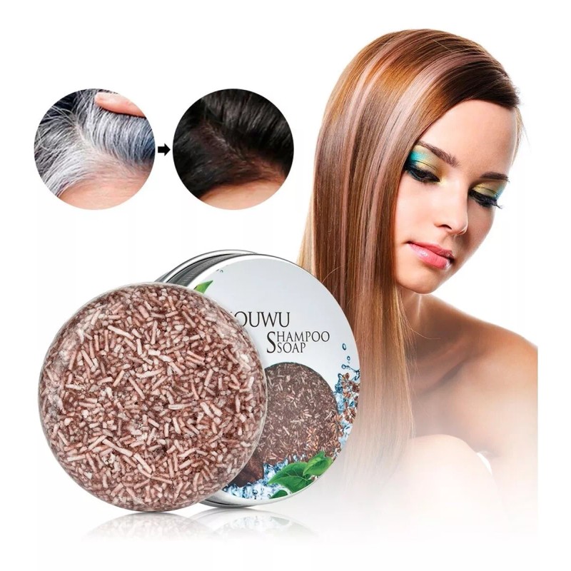 Universo en Linea Shampoo Reparador Orgánico Barra Cubre Canas Estuche