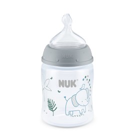 NUK Smooth Flow - Biberón anticólicos, 5 onzas, elefante