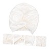 Healvian 1pc Comfortable Silk Sleeping Hat Supple Bonnet for Hair