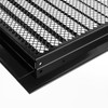 12" x 12" Inch Black Galvanized Steel Vent Cover -
